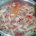 El cooksnap de Javier cuando hizo Pulpa de res a la mexicana.