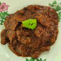 Cooksnap FZ Adzlin semasa beliau membuat Kerutuk / Kerutub Daging & Pulut Kuning.