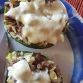 El cooksnap de Pau Buteler cuando hizo Zapallitos rellenos de carne.