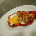 El cooksnap de Lucas Oyarbide cuando hizo Morrones rellenos a la parrilla.