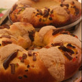 El cooksnap de Ana Angel cuando hizo Rosca de Reyes.