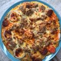 El cooksnap de Dos Rombos en la Cocina cuando hizo Frittata de tomate y chorizo.