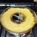 El cooksnap de Carol Curbelo cuando hizo Flan en microondas.