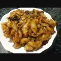 Rakhi Gupta का कुकस्नैप जब उन्होंने चीज़ टोमाटो पास्ता (Cheese Tomato Pasta recipe in Hindi) बनाया था।