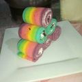 Cooksnap dari Ulvita Ummunya Sa-Bid untuk resep Rainbow mini roll