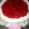 El cooksnap de Romina Portel cuando hizo Tarta de Frutilla.