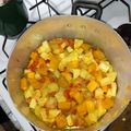 El cooksnap de Martin Cervera cuando hizo Guiso de pollo con fideos tostados..
