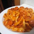 El cooksnap de Anna cuando hizo Tallarines (taglietelle).