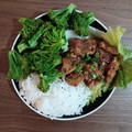 El cooksnap de Maine Santillán cuando hizo Pollo a la Naranja (Orange Chicken).