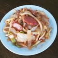 kashikoma☆'s cooksnap of when they made バターで旨くなるなる♪焼きうどんソース味.