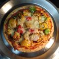 Swati Bharadwaj's cooksnap of when they made তাওয়া‌ পিজ্জা(Tawa pizza recipe in Bengali).