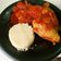 El cooksnap de archi Martinez cuando hizo Pollo con salsa de tomate, pimiento y cebolla (cocina vasca).