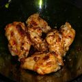 El cooksnap de Lara García Ordóñez cuando hizo Alitas de pollo al ajillo.