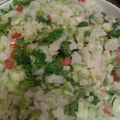 El cooksnap de esther aguilar cuando hizo Ceviche de coliflor.