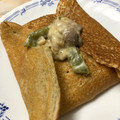 El cooksnap de Noelia Gómez cuando hizo Crepes salados rellenos de pollo.