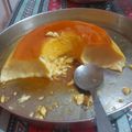 El cooksnap de Mariana Nolibos cuando hizo Flan de huevo (o flan casero).