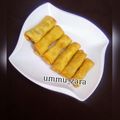 Ummu_Zara's cooksnap of when they made Pastry spring rolls.