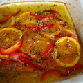 El cooksnap de Rosanna cuando hizo Trucha a la naranja al horno.