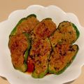 クックQPU4ZJ☆'s cooksnap of when they made 餃子のタネの残りで【ピーマンの肉詰め】.