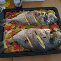 El cooksnap de Karla cuando hizo Doradas al horno.