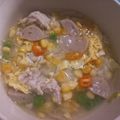 Chyntia's cooksnap of when they made Sup jagung wortel telur.