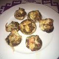 El cooksnap de juani Alhambra Jaime cuando hizo Champiñones rellenos.