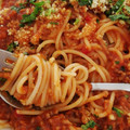El cooksnap de Angélica cuando hizo Salsa de tomate boloñesa.