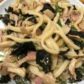 ぽちっどら's cooksnap of when they made 簡単美味ランチ♪海苔バター醤油焼きうどん.