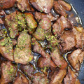 El cooksnap de Eva cuando hizo Higaditos de pollo al Pedro Ximinez 🐔.