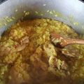 El cooksnap de Noemi Alfonso cuando hizo Arroz con pollo y azafrán.