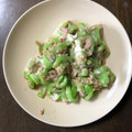 ともももももも♡'s cooksnap of when they made ヘビウリのツナマヨ炒め.