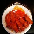 bluejr3012's cooksnap of when they made Hot wings. Simple and delicious..