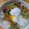 ysyokko's cooksnap of when they made にんにく醤油香る♡豚肉とネギのスタミナ丼.