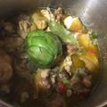 El cooksnap de Eduardo Cano Hernández cuando hizo Pollo a la cerveza con verduras.