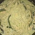 El cooksnap de Mary Esperanza Morales cuando hizo Pollo a la crema verde.