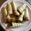 El cooksnap de Anto Bertoni cuando hizo Cañoncitos de hojaldre con relleno de dulce de leche.