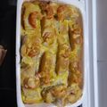 El cooksnap de Pepe cuando hizo Bacalao gratinado, con langostinos y verduras.