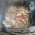 El cooksnap de jhonn duarte cuando hizo Pollo ala cerveza con papas y guarnición de arroz..😋.