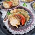 El cooksnap de Sandra_M cuando hizo Vieiras plancha con garbanzos en salsa de cava.