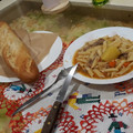 El cooksnap de Jonas Fleitas cuando hizo Guiso de fideos.