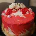 Nóra Takács Cooksnap-ja, amikor elkészítette a(z) Fehércsokis-mascarponés epertorta receptet.