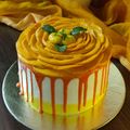 Chandana Pal's cooksnap of when they made রোজ ম্যাঙ্গো কেক (Rose mango cake recipe in Bengali).