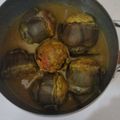 El cooksnap de Ana belen Monje alvarez cuando hizo Alcachofas rellenas de carne 🍃.