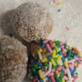 El cooksnap de Naty cuando hizo Trufas de dulce de leche y galletitas marías.