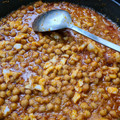El cooksnap de Elena S.E. cuando hizo Garbanzos con bacalao a la sobrasada.