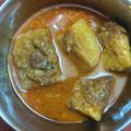 ÝTumpa Bose's cooksnap of when they made ধোঁকার ডালনা(dhokar dalna recipe in Bengali).