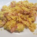 El cooksnap de Angela Fraile cuando hizo Revuelto de calabacín y bacon.