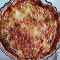 El cooksnap de Margaret Olives Ameller cuando hizo Quiche de calabacín, puerro y bacon.