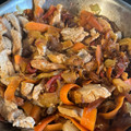 El cooksnap de Janeth Jiménez cuando hizo Salteado de verduras con Carne 100%  Keto.