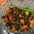 Asha Sharma's cooksnap of when they made Simple okra stir fry.